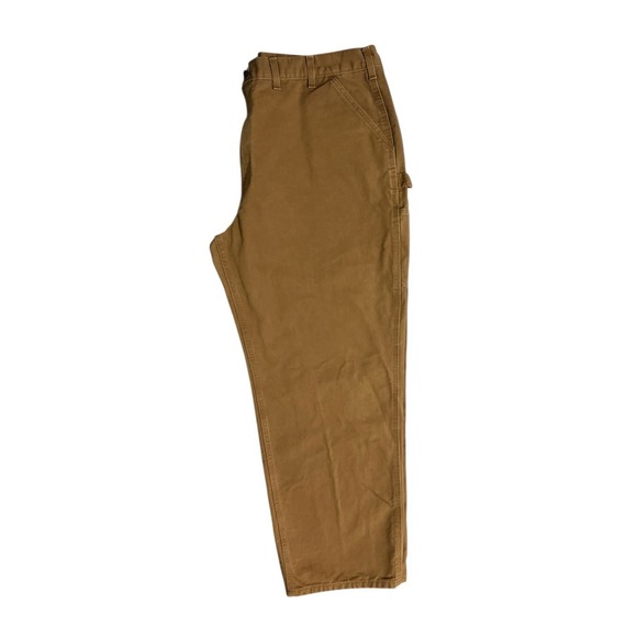 Carhartt Canvas‎ Loose Original Fit Pants B11 BRN Men's 44x32 Brown Workwear - Picture 5 of 13